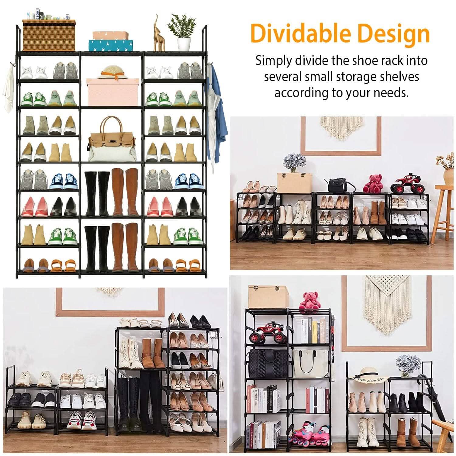 9-Tier: Shoe Rack Metal Storage DailySale