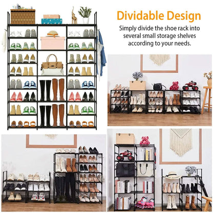 9-Tier: Shoe Rack Metal Storage DailySale