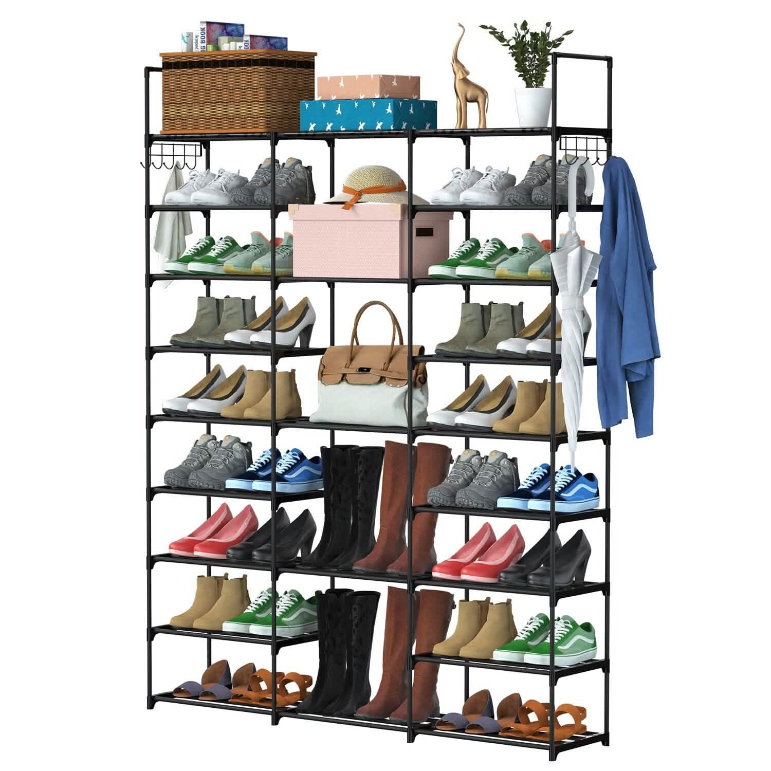 9-Tier: Shoe Rack Metal Storage DailySale