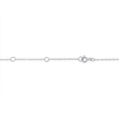 Sterling Silver Treated Diamond By Yard Necklace (3/4 cttw, Blue Color, I2-I3 Clarity) Bids.com