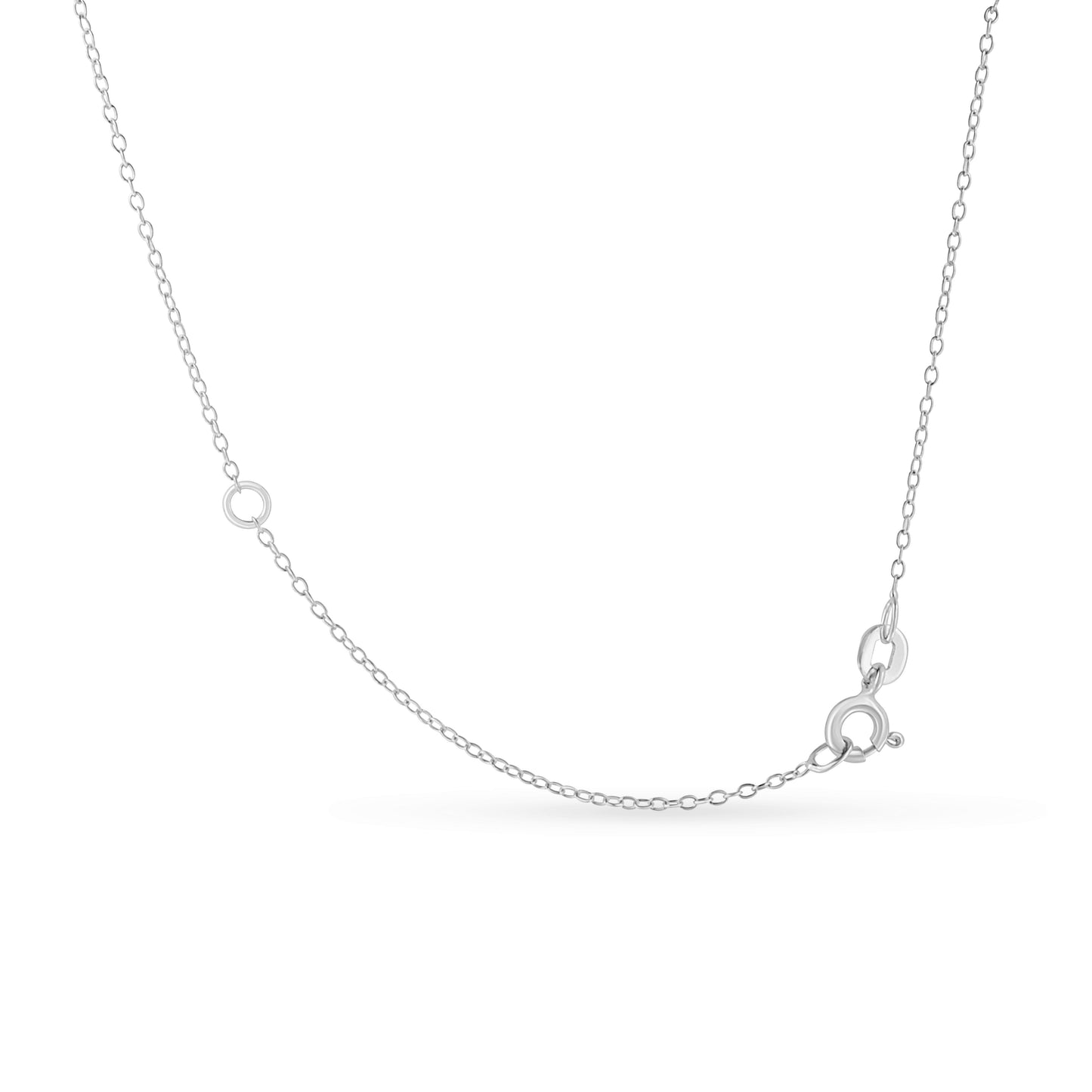.925 Sterling Silver 1/2 Cttw Diamond Bezel 18" Pendant Necklace (I-J Color, I2-I3 Clarity) Bids.com