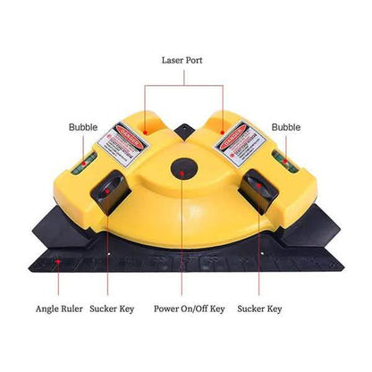 90 Degree Vertical Horizontal Laser Line Angle Measurement Tools DailySale