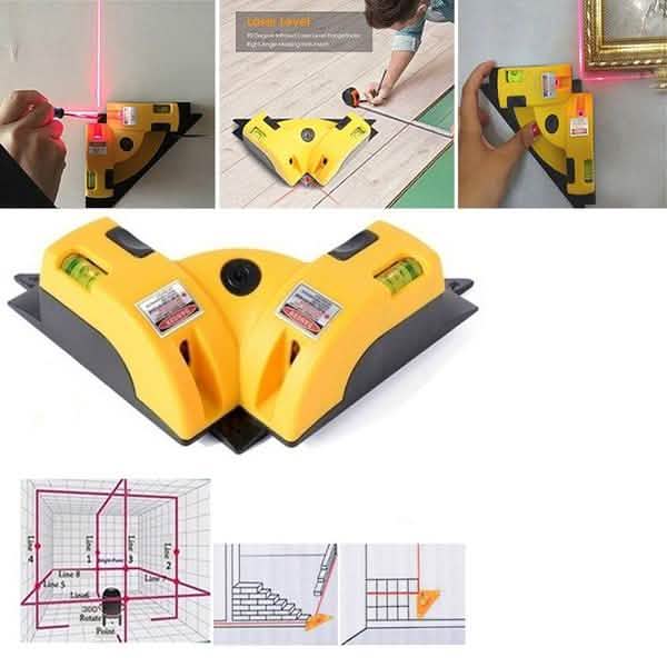 90 Degree Vertical Horizontal Laser Line Angle Measurement Tools DailySale