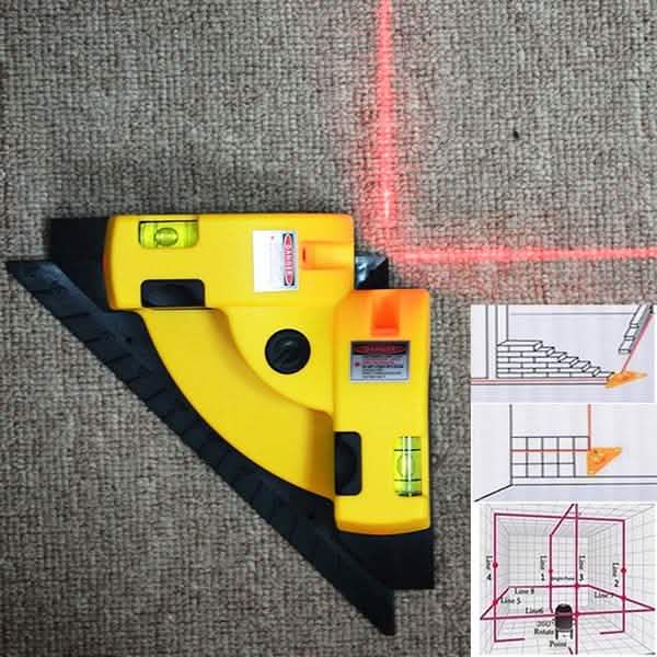 90 Degree Vertical Horizontal Laser Line Angle Measurement Tools DailySale