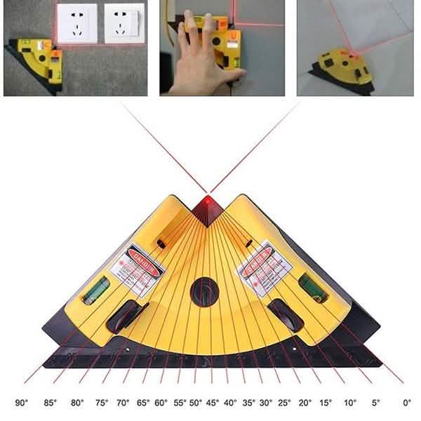 90 Degree Vertical Horizontal Laser Line Angle Measurement Tools DailySale