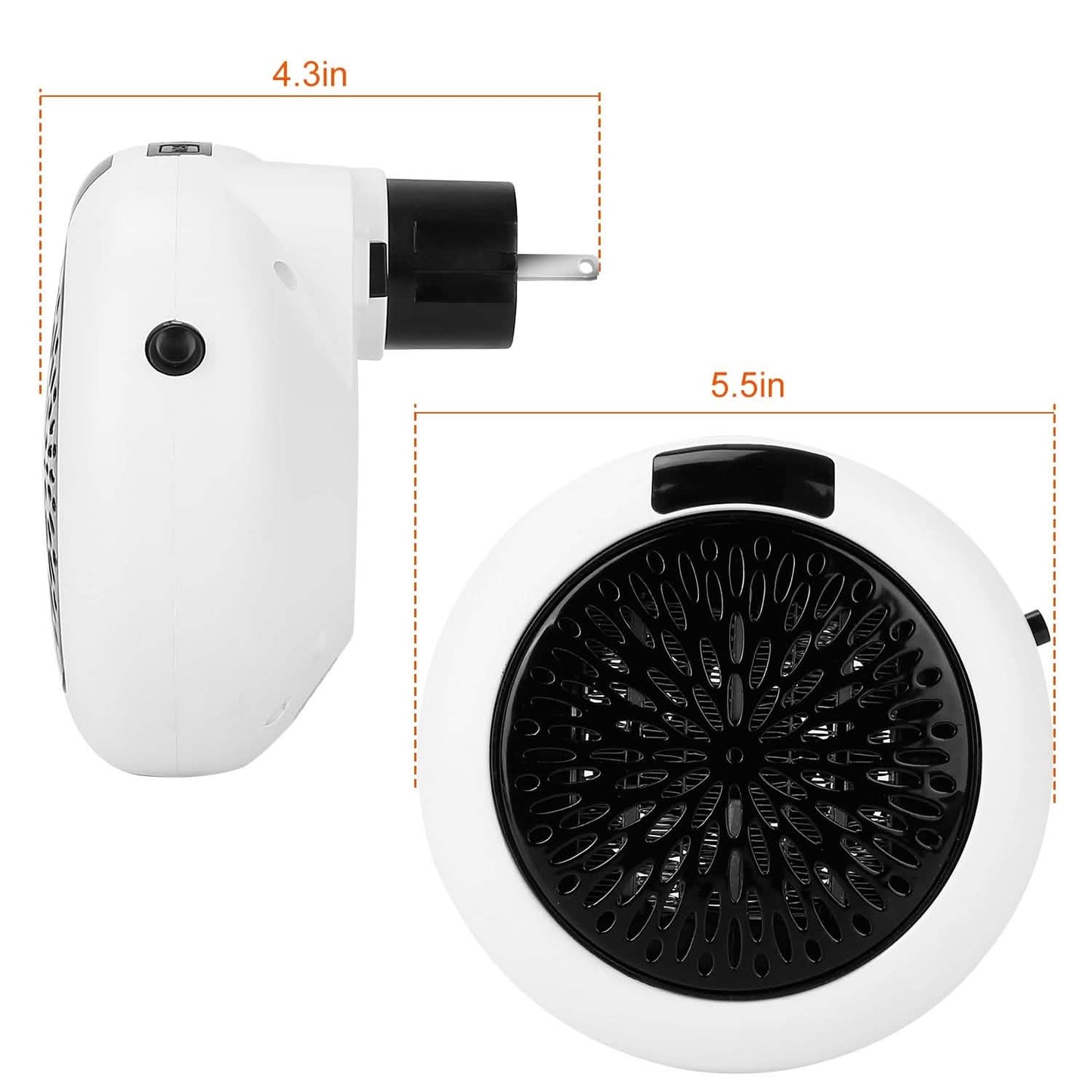 900W Portable Heater Fan with Remote Control DailySale
