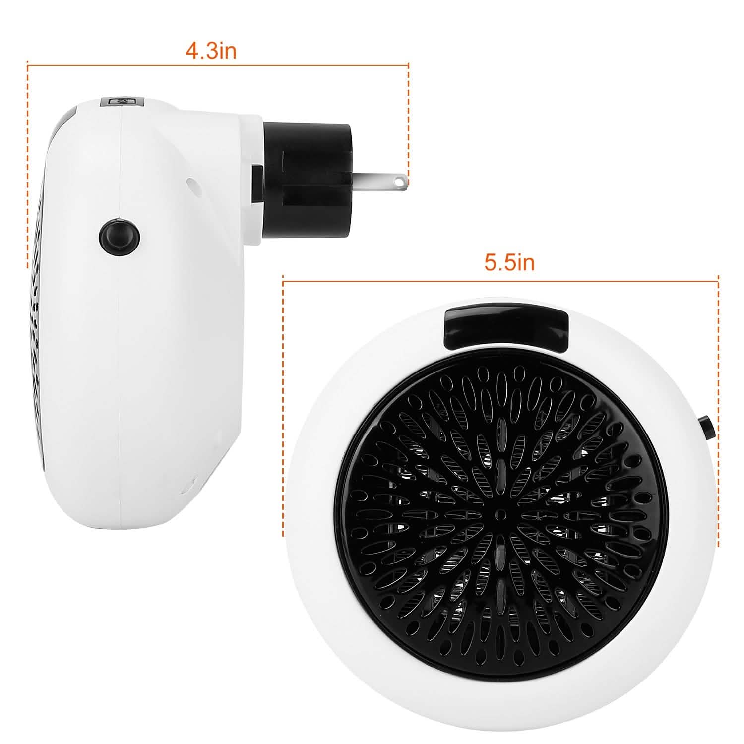 900W Portable Heater Fan with Remote Control DailySale