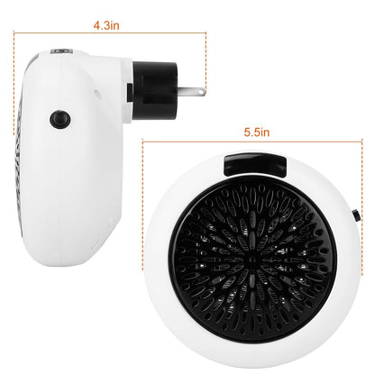 900W Portable Heater Fan with Remote Control DailySale