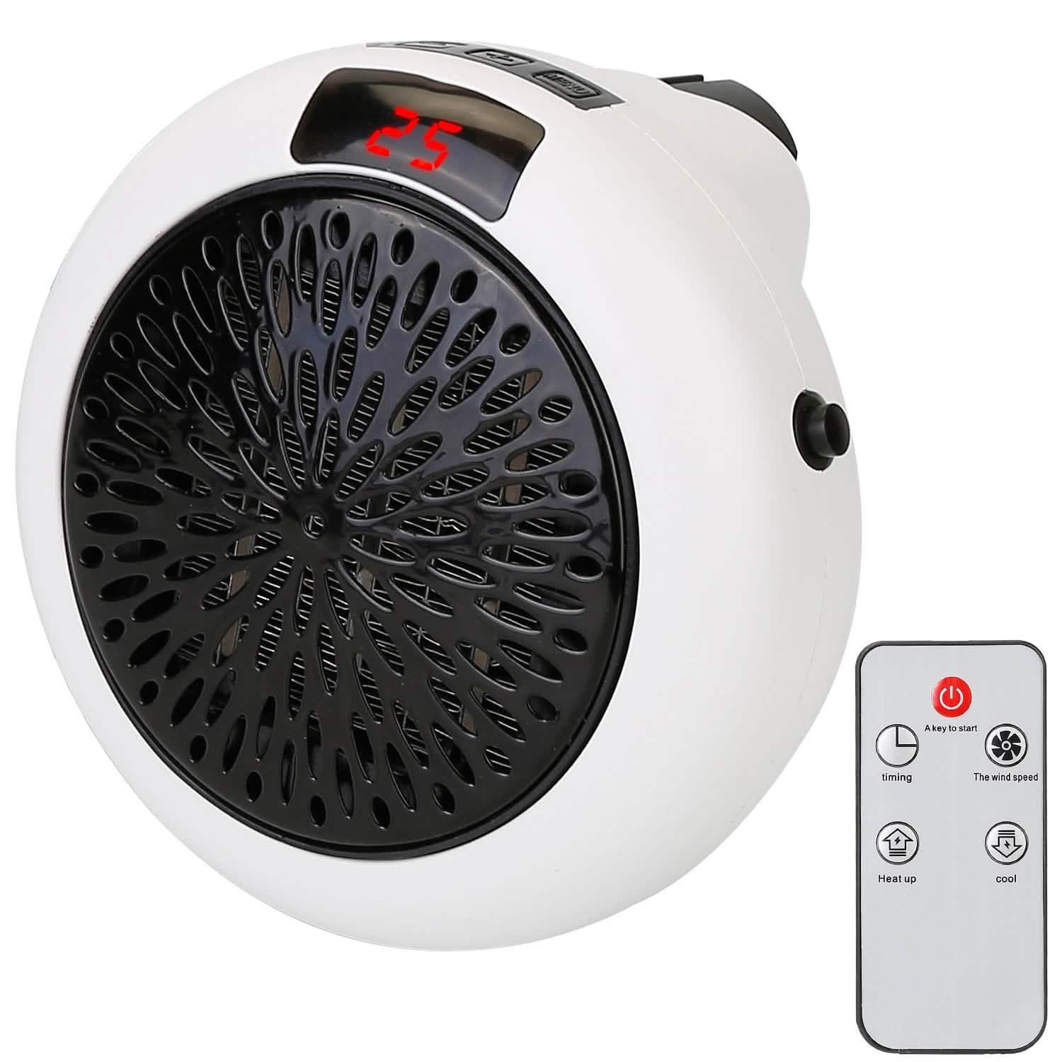 900W Portable Heater Fan with Remote Control DailySale