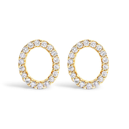 10K White Gold 1/10 Cttw Diamond Initial â€œAâ€ Stud Earring Bids.com
