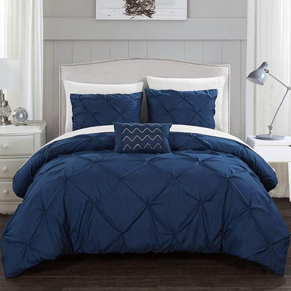 Armi Pinch-Pleated Microfiber Duvet Cover Set DailySale