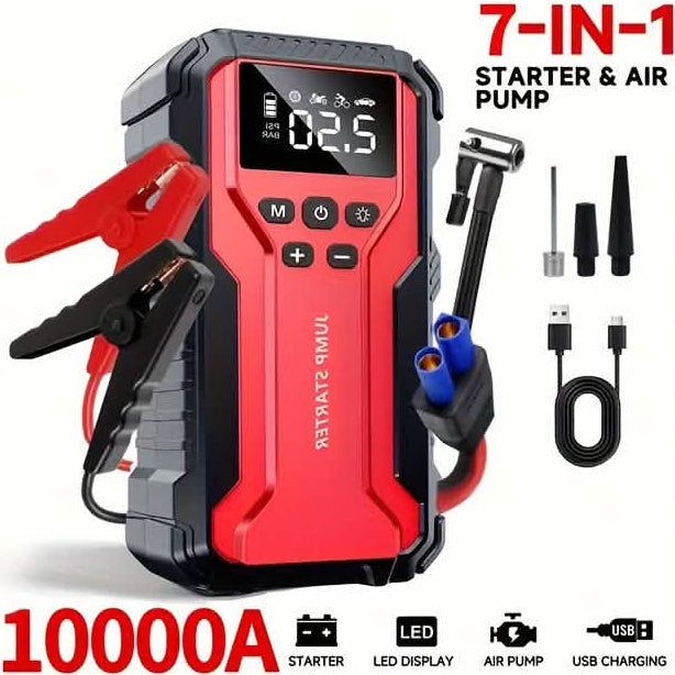 7-in-1 Emergency Car Power Supply Starter & Air Pump DailySale