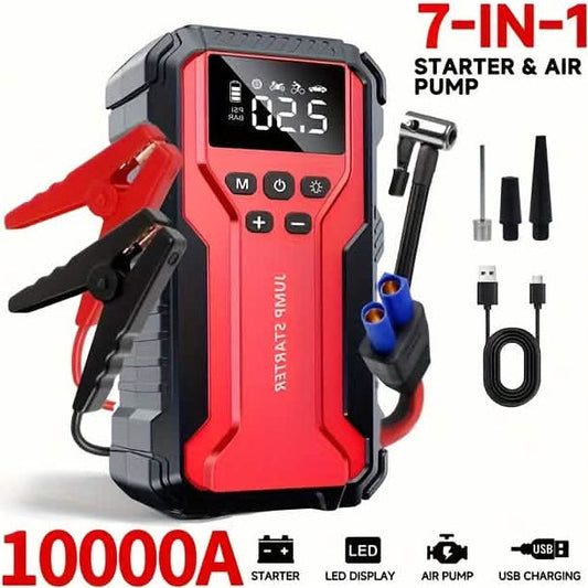 7-in-1 Emergency Car Power Supply Starter & Air Pump DailySale
