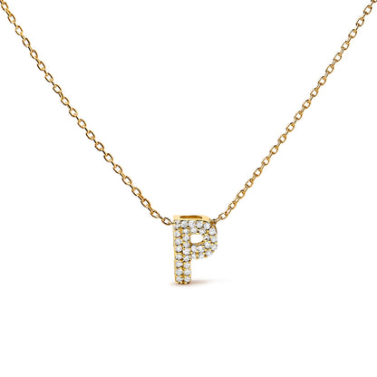 10K White Gold Diamond Accent "A" Initial Bubble Pendant Necklace Bids.com