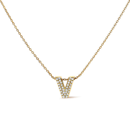 10K White Gold Diamond Accent "A" Initial Bubble Pendant Necklace Bids.com