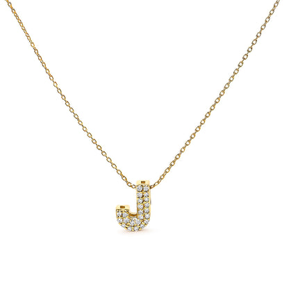 10K White Gold Diamond Accent "A" Initial Bubble Pendant Necklace Bids.com