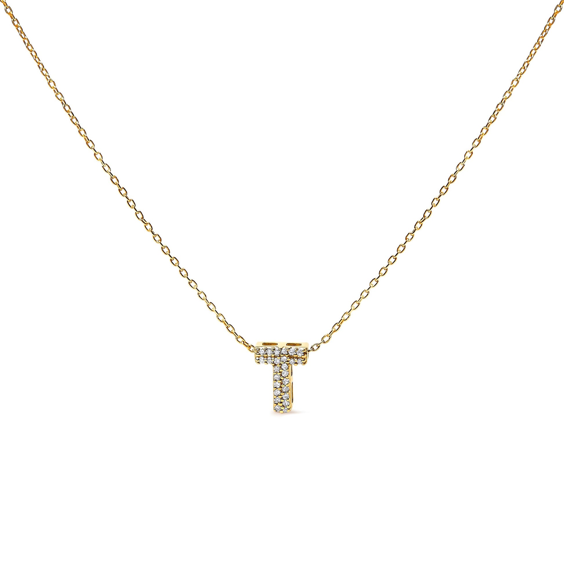 10K White Gold Diamond Accent "A" Initial Bubble Pendant Necklace Bids.com