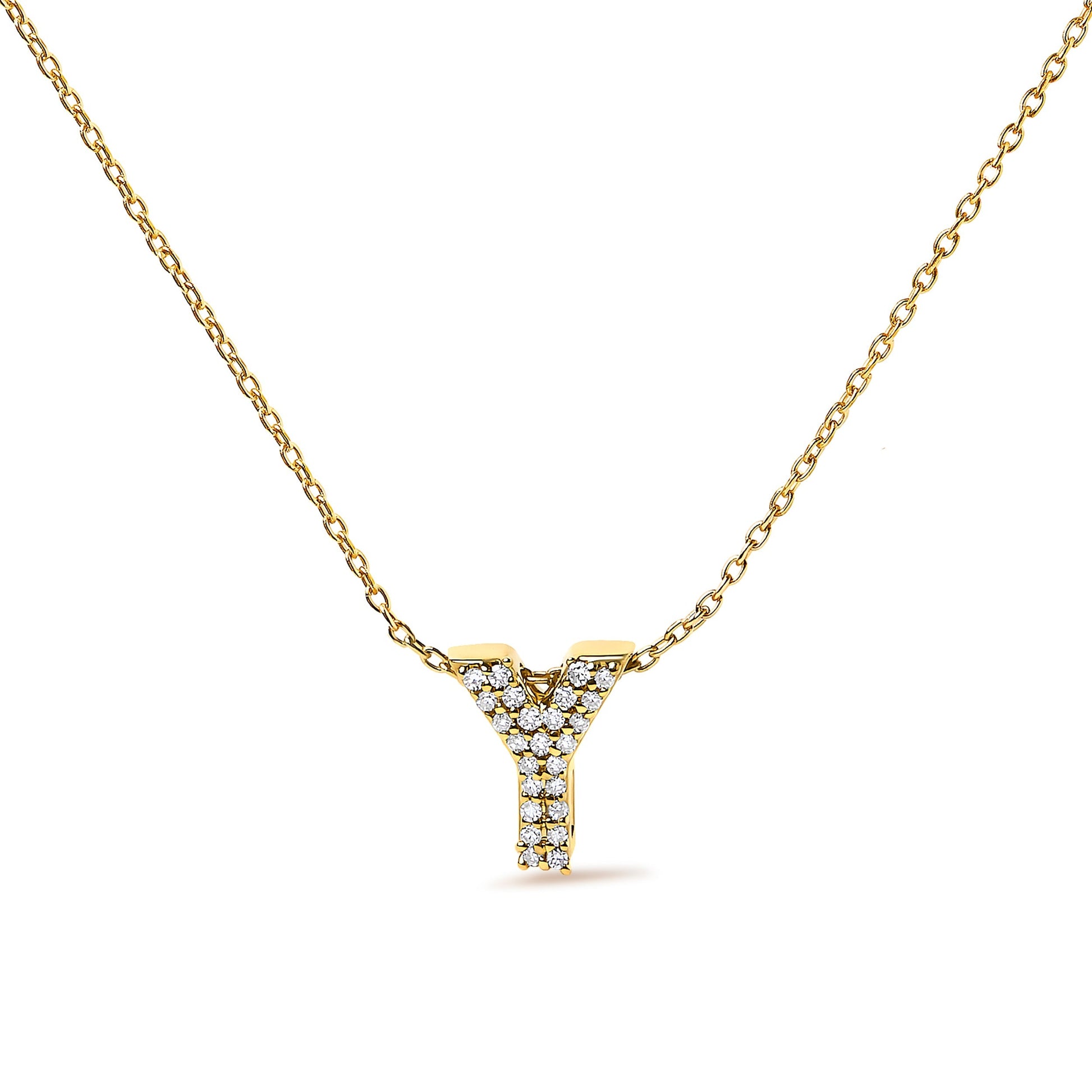 10K White Gold Diamond Accent "A" Initial Bubble Pendant Necklace Bids.com