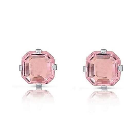 925 1.3 Carat Cz Asscher-cut Sterling Silver Stud Earrings DailySale