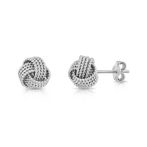 925 Silver Love Nut Stud Earrings DailySale