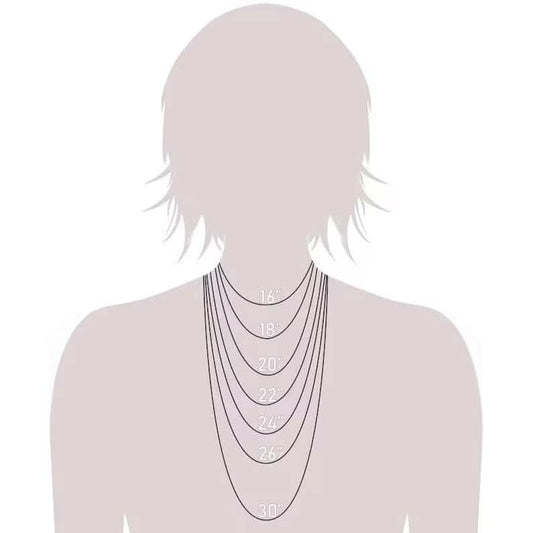 925 Solid Italian Silver Round Box Necklace DailySale