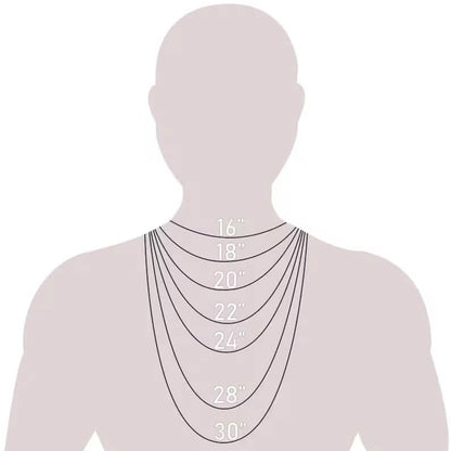 925 Solid Italian Silver Round Box Necklace DailySale