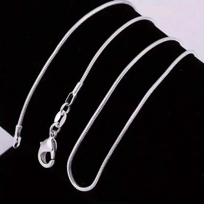 925 Sterling Silver 1mm Necklace Chain DailySale