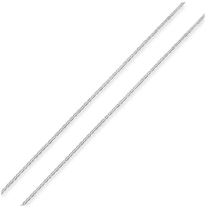925 Sterling Silver 2mm Marina Link Chain Necklace DailySale