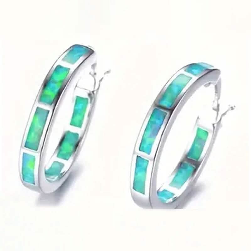 925 Sterling Silver Circular Hoop Earrings DailySale