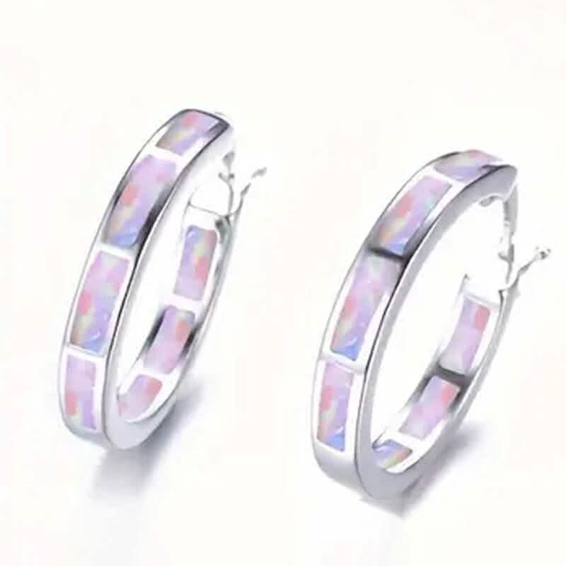 925 Sterling Silver Circular Hoop Earrings DailySale