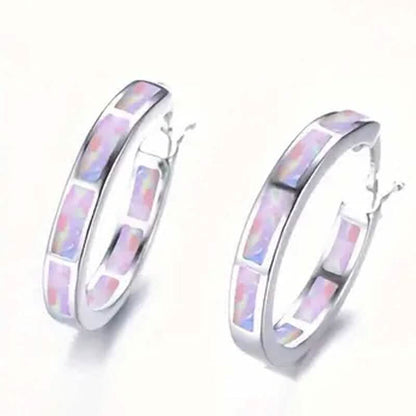 925 Sterling Silver Circular Hoop Earrings DailySale