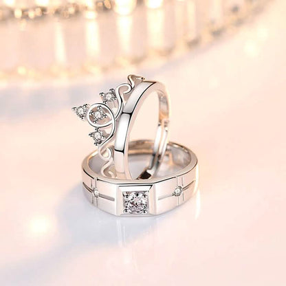 925 Sterling Silver New Jewelry Fashion Couple Ring DailySale