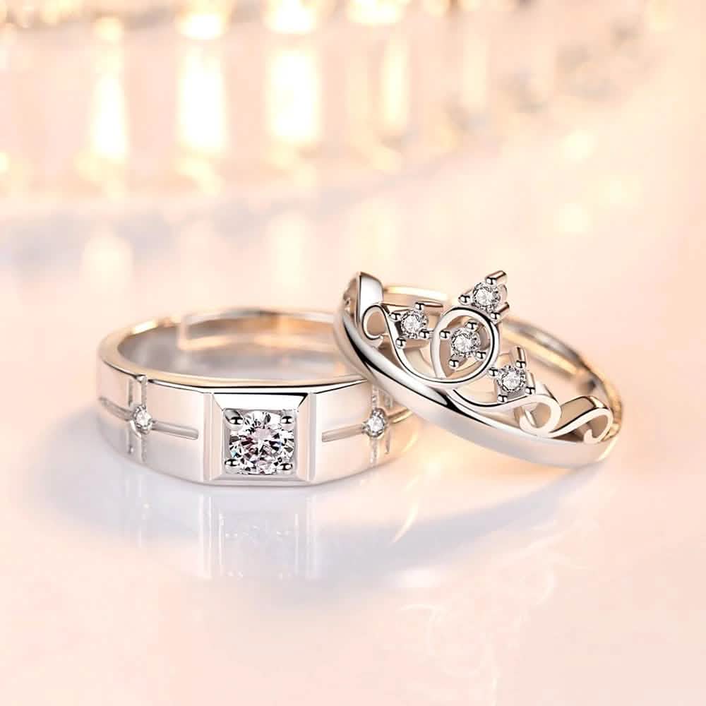925 Sterling Silver New Jewelry Fashion Couple Ring DailySale