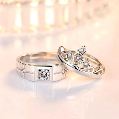 925 Sterling Silver New Jewelry Fashion Couple Ring DailySale