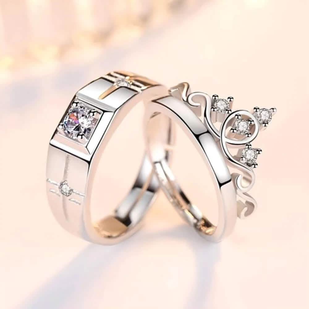 925 Sterling Silver New Jewelry Fashion Couple Ring DailySale