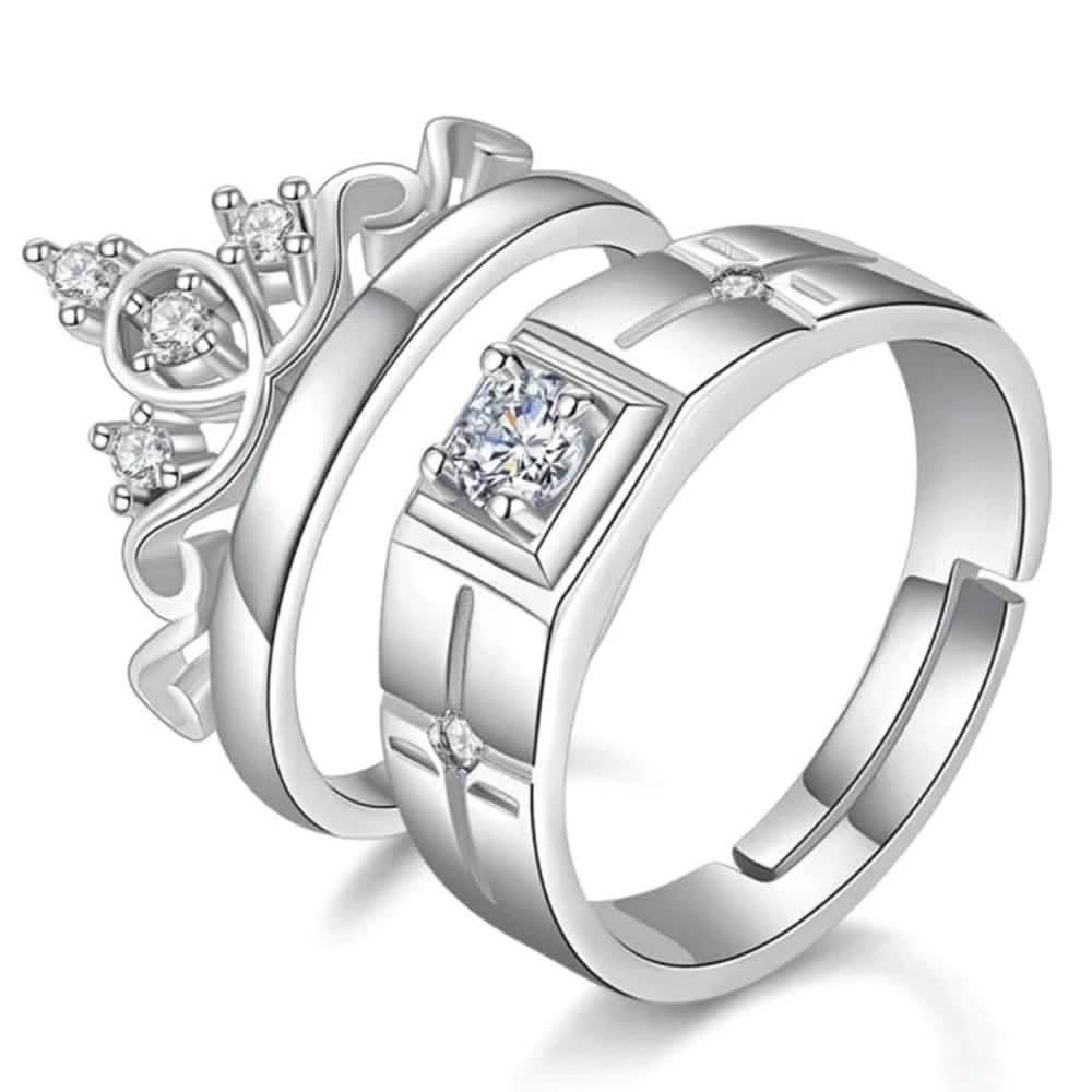 925 Sterling Silver New Jewelry Fashion Couple Ring DailySale