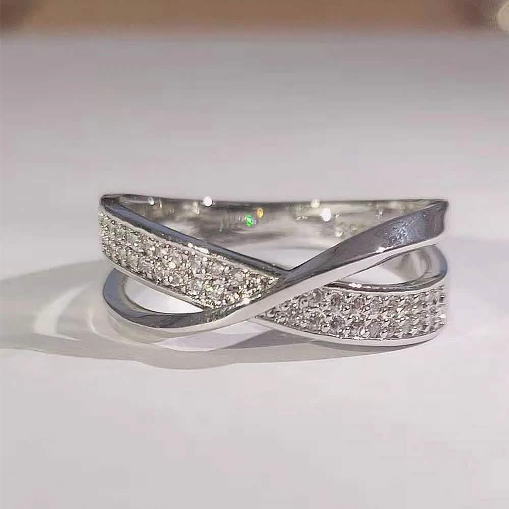 925 Sterling Silver Vintage Crystal Rings DailySale