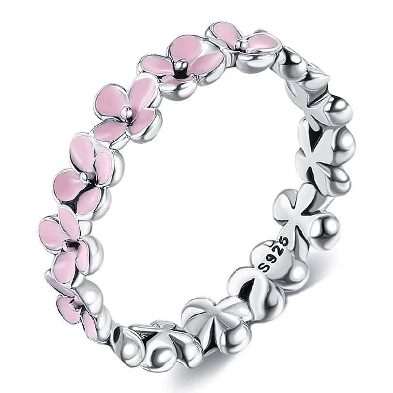 925 Sterling Silver Women Ring Romantic Plum Ring DailySale