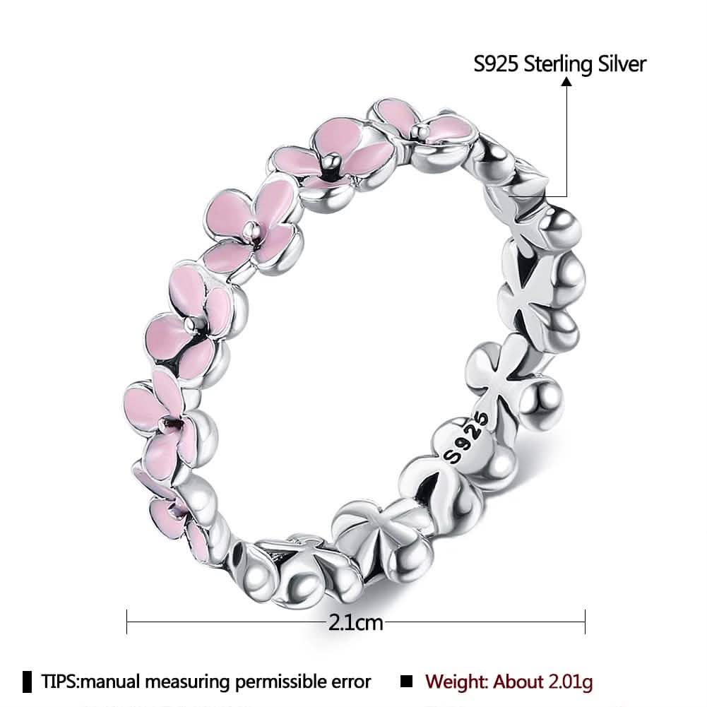 925 Sterling Silver Women Ring Romantic Plum Ring DailySale