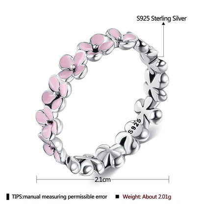 925 Sterling Silver Women Ring Romantic Plum Ring DailySale