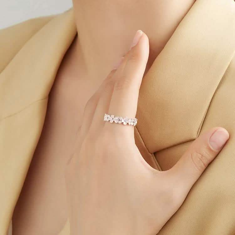925 Sterling Silver Women Ring Romantic Plum Ring DailySale