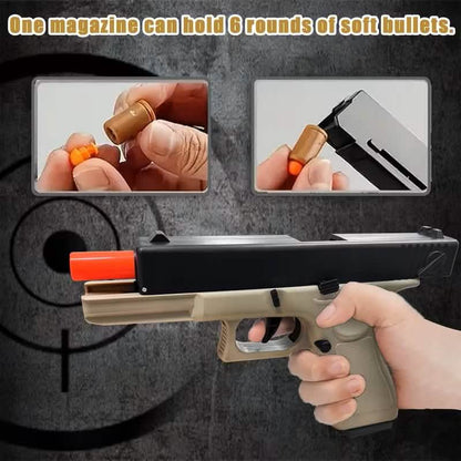 Semi-Automatic Foam Bullet Toy Pistol for Kids (8+) DailySale