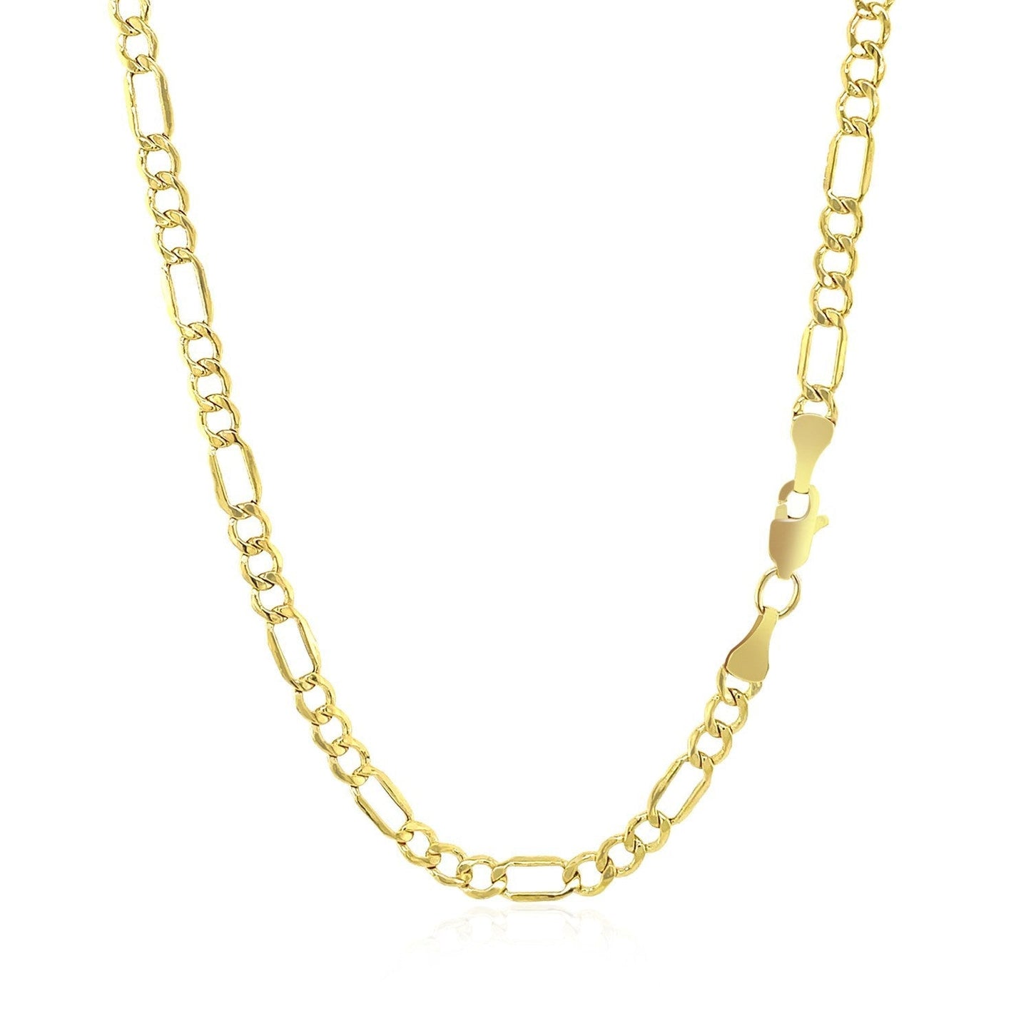 2.8mm 10k Yellow Gold Lite Figaro Chain Bids.com