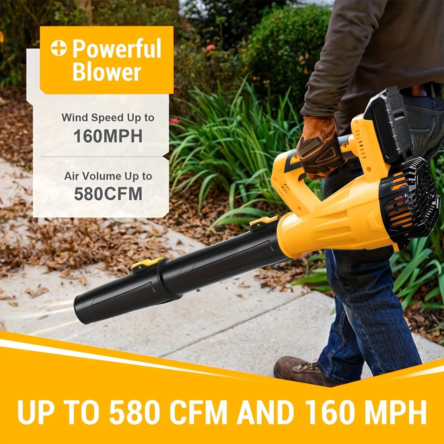 Powerful Cordless Leaf Blower DailySale