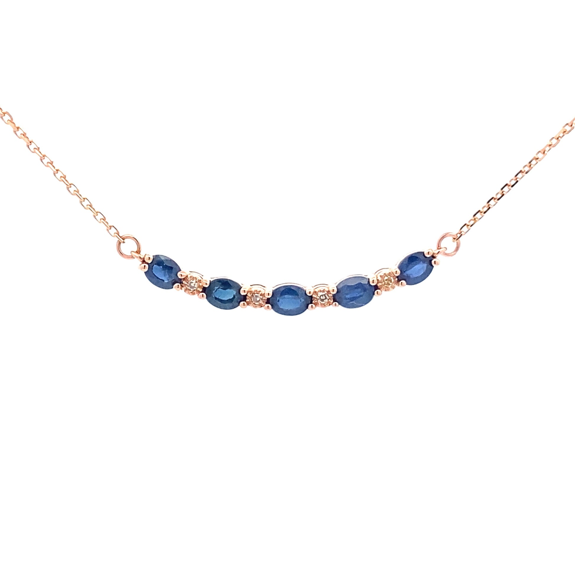 .73ct Sapphire Diamond Fashion Pendants 10KT Rose Gold Bids.com