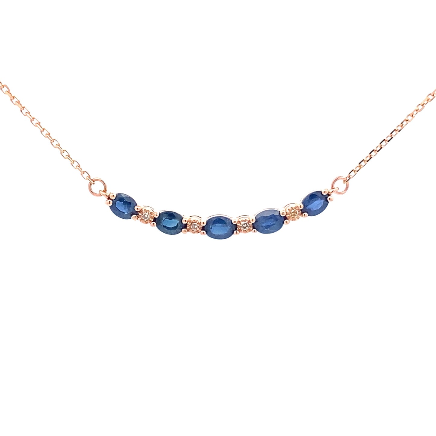 .73ct Sapphire Diamond Fashion Pendants 10KT Rose Gold Bids.com