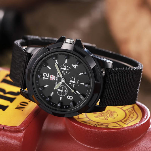 Men's Nylon Casual Sport Quartz Wrist Watch DailySale