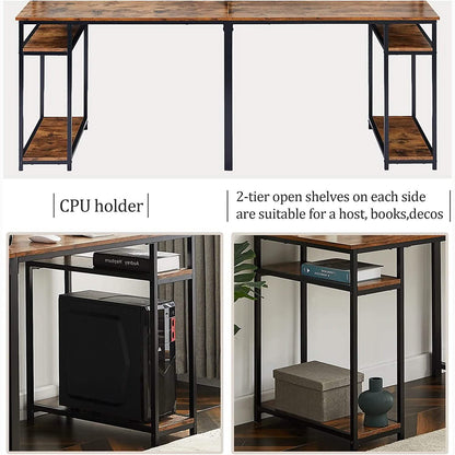 94.6 Inch Modern Two Person Computer Desk DailySale
