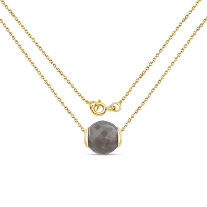 16.79 Carat Genuine Grey Moonstone .925 Sterling Silver Pendant Bids.com
