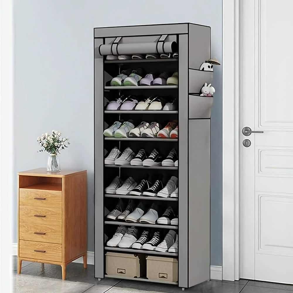 10-Layer 9 Grid Shoe Rack Shelf Storage Closet Organizer DailySale